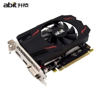 升技（abit） RX550 4G GDDR5 128bit 獨立游戲顯卡 HDMI+DP+DVI