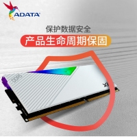 威剛XPG D500G 48G(24G*2) 6800 DDR5 DB500G (白)RGB燈條臺式電腦海力士A-DIE顆粒
