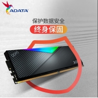 威剛XPG D500G 48G(24G*2) 7200 DDR5 DB500G (黑)RGB燈條臺(tái)式電腦海力士A-DIE顆粒