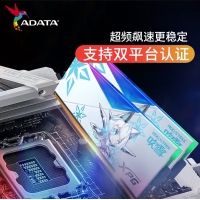 威剛龍耀DWROG DWROG RGB 吹雪 32G-6800(16GX2)燈條（釉白）DDR5