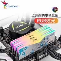 威剛龍耀DWROG DWROG RGB 吹雪 32G-6800(16GX2)燈條（釉白）DDR5