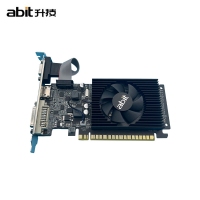 升技GT610 2G DDR3 (單風(fēng)扇） HDMI+VGA+DVI顯卡