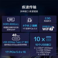 華碩PRIME X870-P WIFI主板 支持 CPU 9900X9950X (AMD X870socket AM5)