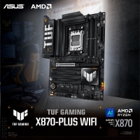 華碩TUF GAMING X870-PLUS WIFI主板 支持 CPU 9900X/9950X (AMD X870/AM5）