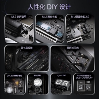 華碩ROG CROSSHAIR X870E HERO主板 支持9900X/9950X (AMD X870E/socket AM5