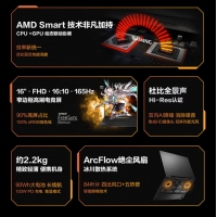 華碩天選4R 2024 FA617NSR7435曜石黑 銳龍R7-7435H/16G /512GB固態(tài)/RX7600S電競游戲本