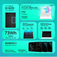 華碩天選Air 2024 FA401UV8845銀色 銳龍R7-8845H 16G 1TB RTX4060-8G AI輕薄游戲本