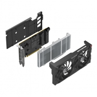 瀚鎧（VASTARMOR）AMD Radeon RX 7600 合金 雙風(fēng)扇 8GB GDDR6 RDNA 3架構(gòu)電競(jìng)游戲顯卡