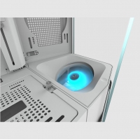 骨伽 星艦FV270 白色 游戲電腦臺式主機箱 支持360水冷 旋轉(zhuǎn)臺/ATX主板/四面快拆/270°海景房