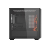 骨伽 乘風(fēng)MX600 mini 黑色 臺(tái)式玻璃側(cè)透機(jī)箱 支持MATX主板360水冷/網(wǎng)孔面板