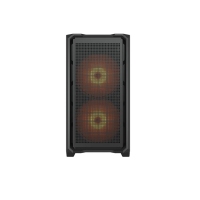 骨伽 乘風(fēng)MX600 mini 黑色 臺(tái)式玻璃側(cè)透機(jī)箱 支持MATX主板360水冷/網(wǎng)孔面板