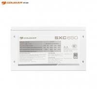 骨伽 SXC650白色 額定650W 白牌直出 靜音寬幅電腦主機電源