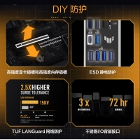 華碩TUF GAMING B850-PLUS WIFI主板 CPU 7800X3D/9800X3D/9600X(AM5）