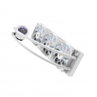 天極風(fēng)白帝二代 白色 一體式360水冷散熱器 IPS自定義視頻屏幕電腦CPU散熱器