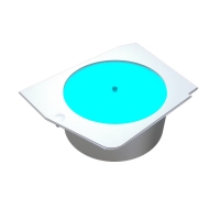 骨伽 星艦FV270海景房發(fā)光旋轉(zhuǎn)臺手辦專用 黑色