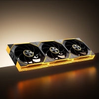 骨伽 星鏈V2黑色反葉 積木風(fēng)扇 ARGB 5v3針主板同步 PWM溫控調(diào)節(jié)（12CM/降噪防震腳墊）