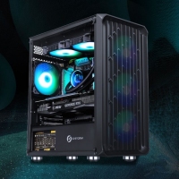 【酷睿i5 14400F主機】酷睿i5 14400F/B760M/32G/1TB/RTX5050電競游戲主機