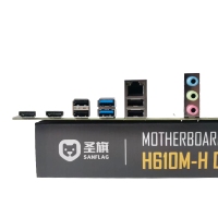 圣旗 H610M-H D4 主板 HDMI2+M.2 支持酷睿12/13代處理器