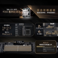 華碩（ASUS）PROART X870E-CREATOR WIFI創(chuàng)藝國(guó)度主板 支持 CPU 9900X/9950X/9800X