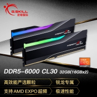 芝奇（G.SKILL）焰鋒戟 32GB(16Gx2) DDR5 6000 RGB燈條/XMP&EXPO/C30