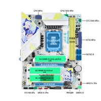 升技貓娘B760MD4 CAT VERSION主板 支持DDR4 Intel B760/LGA1700 2.5G網(wǎng)卡散熱馬甲