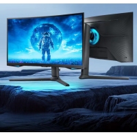 三星 27寸 曲面 S27BG650EC 2K高清240Hz 1000R量子點 內(nèi)置音箱 電競游戲辦公 顯示器