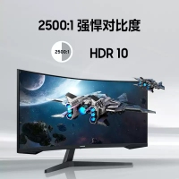 三星 34英寸帶魚(yú)屏 C34G55TWWC 玄龍騎士 4K 165Hz高刷 電競(jìng)游戲 顯示器